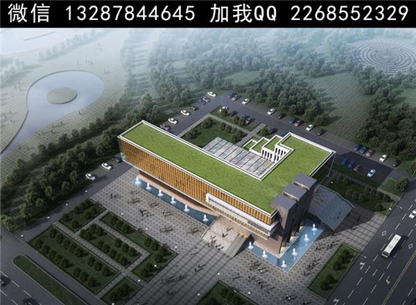 会展中心建筑外观设计案例效果图_3707761