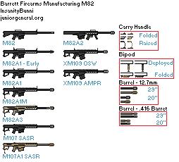 巴雷特m82A2半自动步枪_1490597