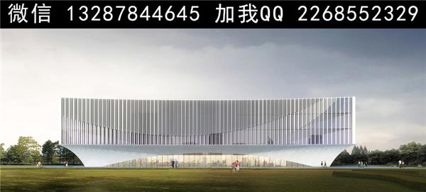 会展中心建筑外观设计案例效果图_3707745