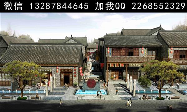 古建商业街设计案例效果图_534070