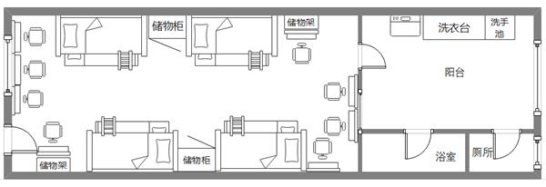 学生宿舍 八人间_3635066