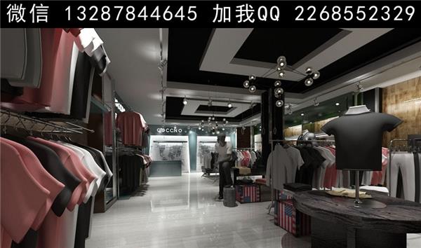 服装店设计案例效果图_546000