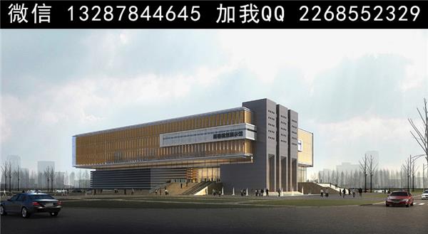 会展中心建筑外观设计案例效果图_3707746