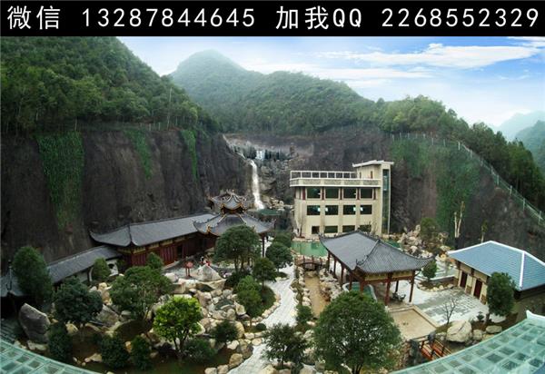 旅游度假居住休闲山庄设计案例效果图_3465542