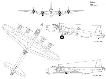 肖特斯特林（Short Stirling）轰炸机_2169734