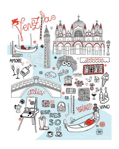威尼斯guide map