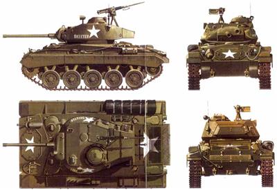 美国M24“霞飞”轻型坦克