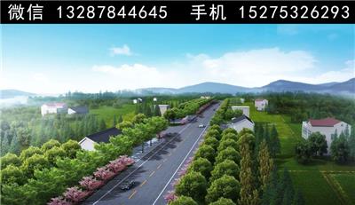 2道路绿化景观设计案例效果图