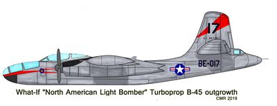 B-45轰炸机（绰号：“龙卷风” Tornado）