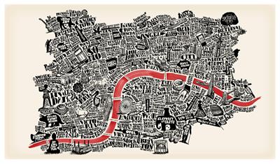 伦敦guide map