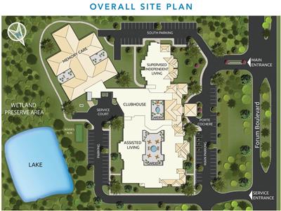 老年住宅/养老院建筑设计平面图