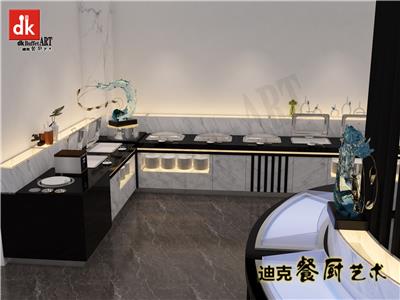 自助餐展示台摆放图片 dk布菲台大理石自助餐台 高端自助餐台案例 会议自助餐台 宴会厅自助餐厅设计