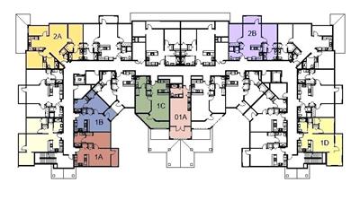 老年住宅/养老院建筑设计平面图