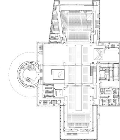 台北表演艺术中心 / 五层平面图