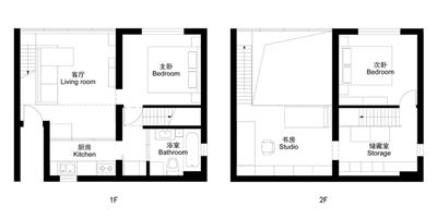 43平米  loft