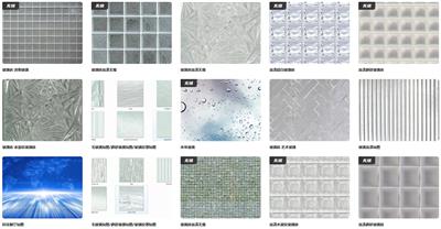 200多款各色国内外玻璃材质贴图