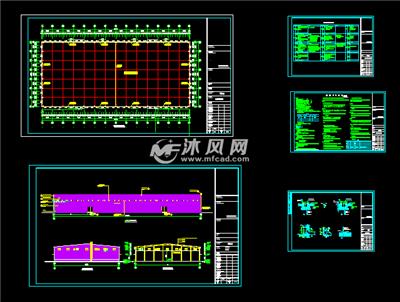 仓库建筑图各细节图