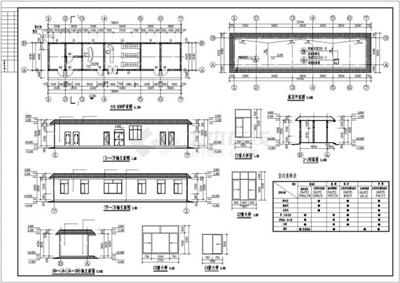 某地区加油站建设CAD规划参考图