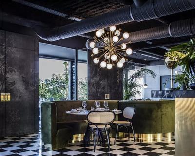 餐厅设计丨奢华优雅的法式餐厅——里昂La Forêt Noire餐厅