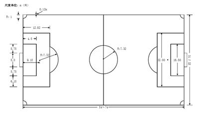 标准7人制足球场尺寸