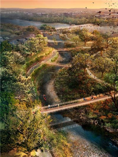 Waller Creek 景观规划项目