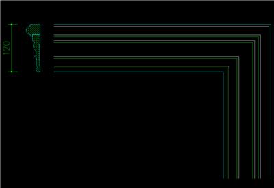 CAD室内设计施工图常用图块之饰线252种