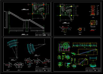 实用旋转楼梯全套图