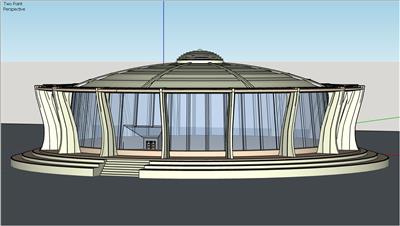 现代展览馆建筑设计