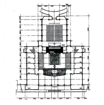 天津大学建筑系馆—手绘稿