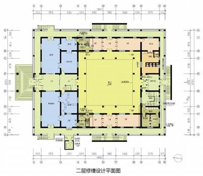 二层修缮设计平面图