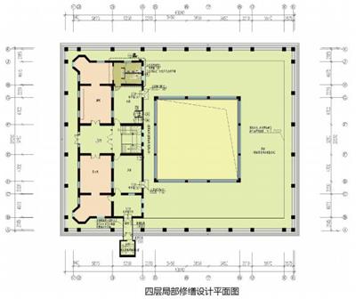 四层修缮设计平面图