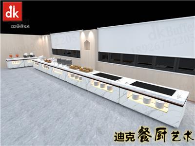 保温餐台大理石布菲台 部队食堂自助餐打餐台 内部餐厅自助餐台效果图