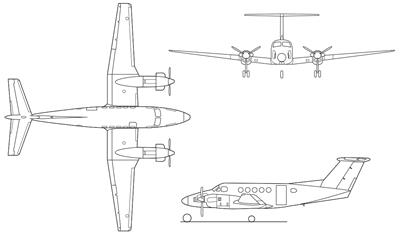 C-12运输机（绰号：“休伦”Huron）