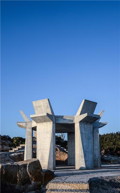 漳浦六鳌龙美湾‘抽象画廊’三个景观节点