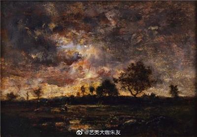 Théodore Rousseau皮埃尔·埃提昂·蒂奥多·卢梭作品