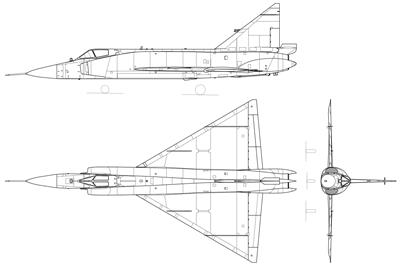 F-102战斗机（绰号：“三角剑”）