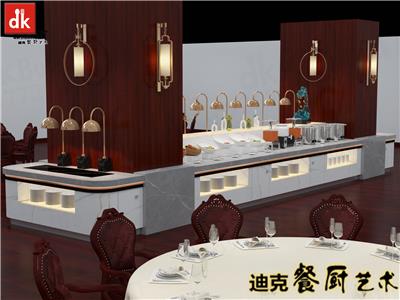 高品质大理石 岩板自助餐台设计制作公司 酒店自助餐台定制加工厂