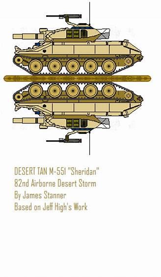 M551 Sheridan谢里登轻型坦克