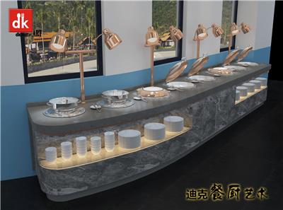 宜兴云邑托尼洛·兰博基尼水疗度假酒店 自助餐台效果图  迪克工厂移动布菲台 自助餐台 酒店自助餐台