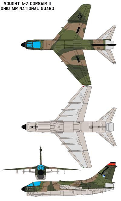 A-7攻击机（绰号：“海盗Ⅱ” Corsair Ⅱ）