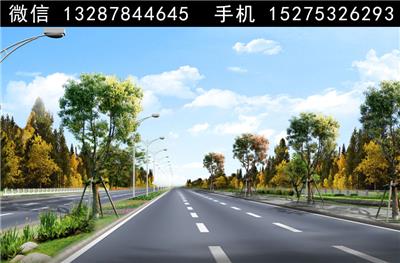 2道路绿化景观设计案例效果图