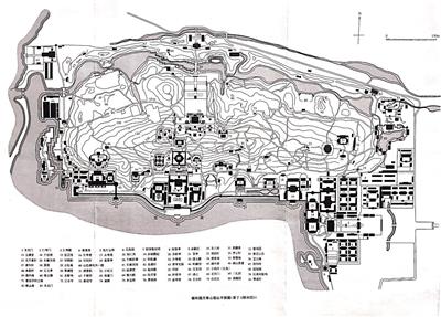 颐和园平面图