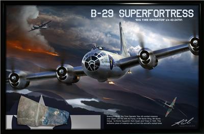 B-29轰炸机（绰号：“超级空中堡垒”Superfortress）