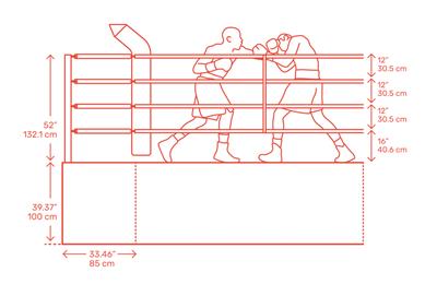 拳击台尺寸