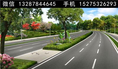 2道路绿化景观设计案例效果图