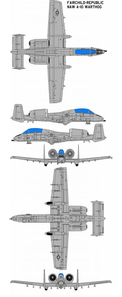 A-10攻击机（绰号：疣猪Warthog或猪Hog）