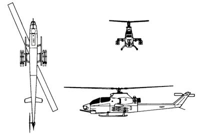 AH-1武装直升机（绰号：“眼镜蛇” COBRA）